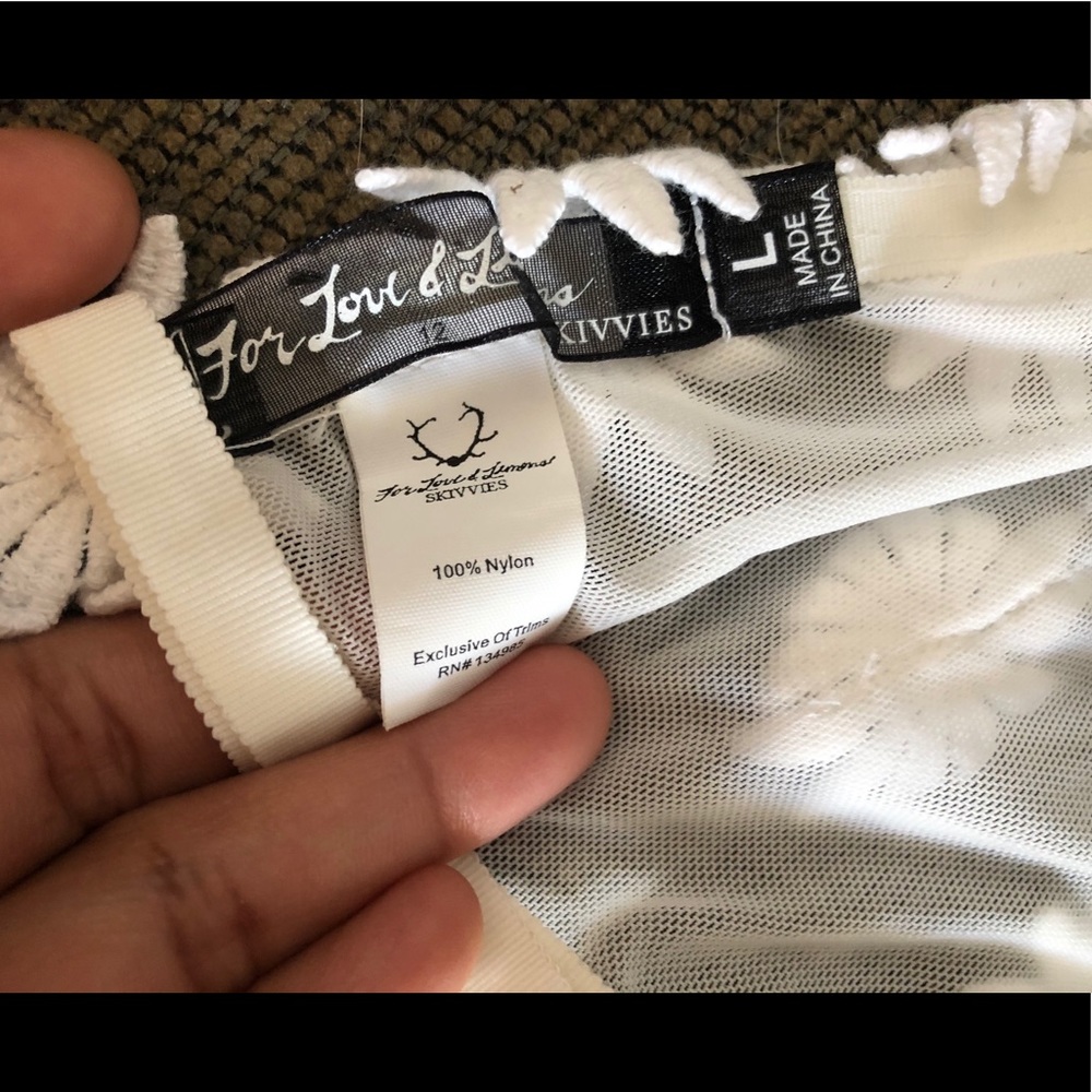 Rare For Love and Lemons Secret Garden Lace Bra L EUC - Picture 6 of 6